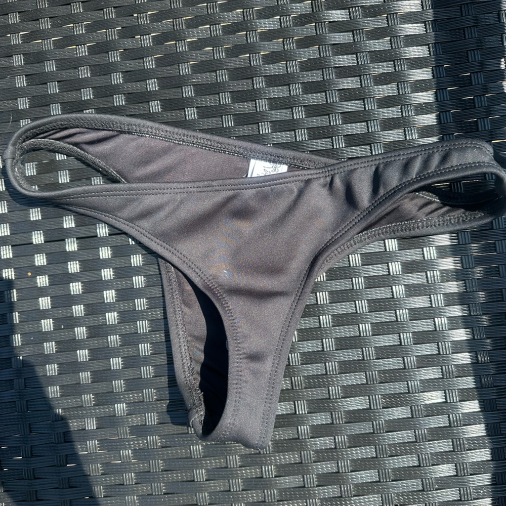 Women's Black Swim Bottom